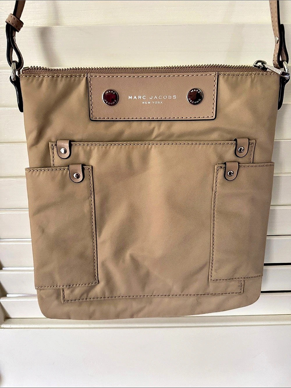 Marc Jacobs Preppy Nylon Messenger Bag Brown
